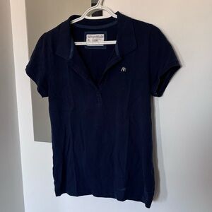 Aeropostale Navy Stretch Polo Shirt